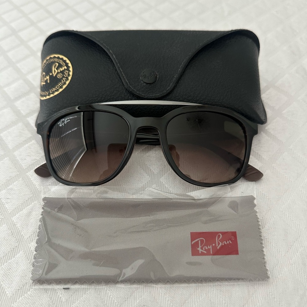 Ray-Ban RB4290-F/13 Havana Brown Gradient 53-21-145- Authentic W Case & Cloth
